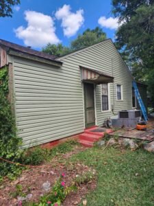 siding installation shake house